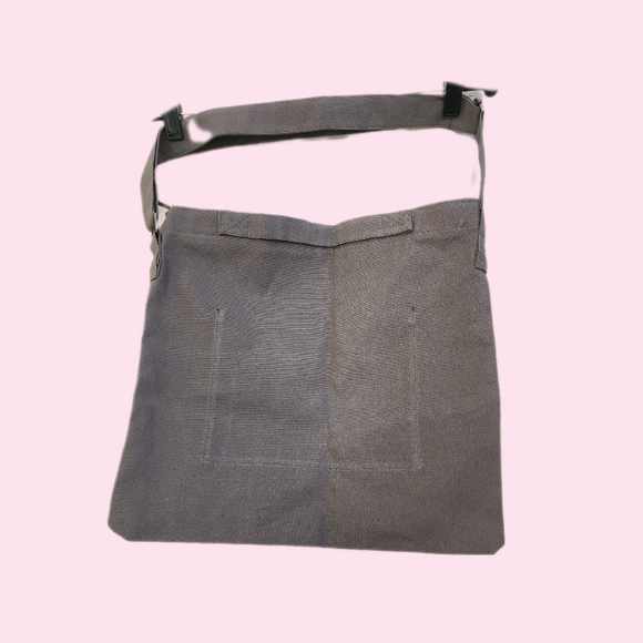 Gray Canvas 'MOOD' Shoulder Bag - Picture 4 of 4